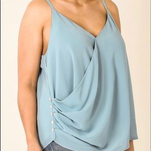 Ash blue tank top